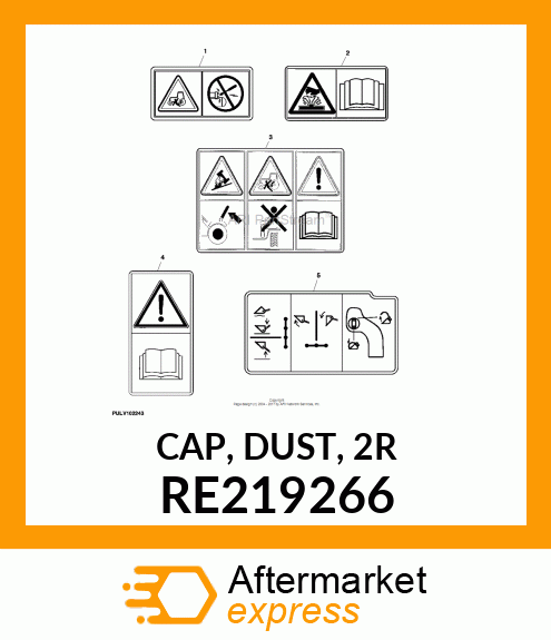 CAP, DUST, 2R RE219266