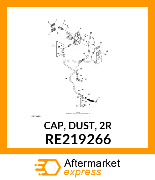 CAP, DUST, 2R RE219266