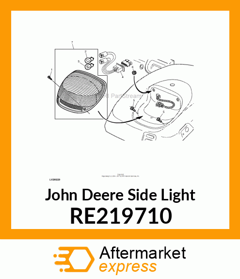 SIDE LIGHT, SAE TAIL LIGHT RE219710