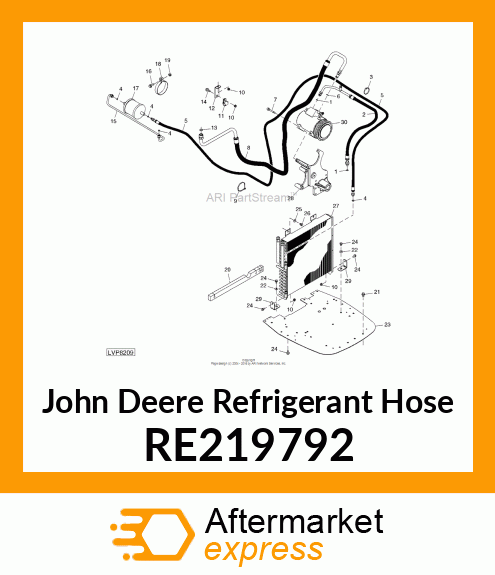 REFRIGERANT HOSE, AC HOSE RE219792