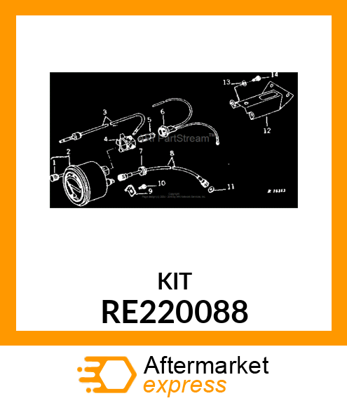 SPEEDOMETER, ADAPTER, SPEEDOMETER RE220088