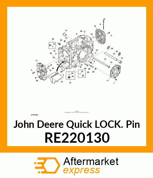 QUICK LOCK PIN, QUICK LOCK PIN RE220130