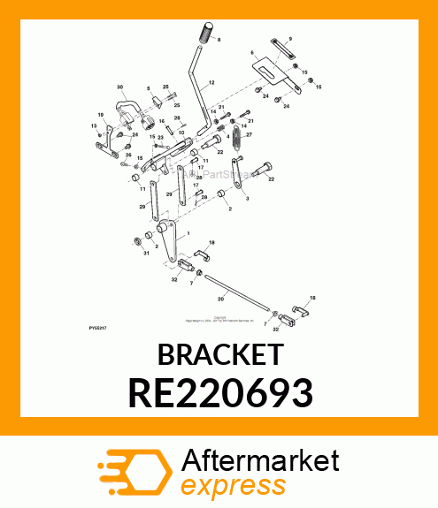 BRACKET RE220693