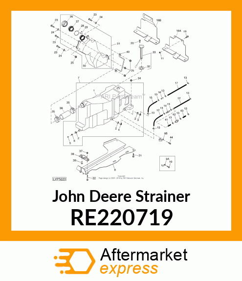 STRAINER, FUEL RE220719