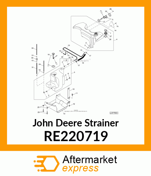 STRAINER, FUEL RE220719