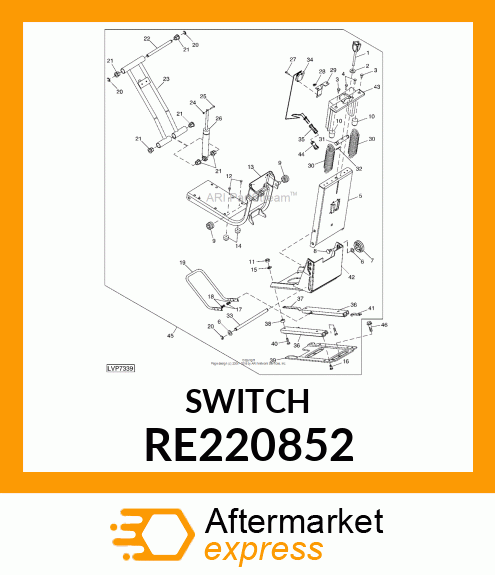 SWITCH, OPERATOR PRESENCE RE220852