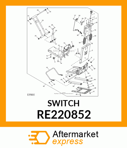 SWITCH, OPERATOR PRESENCE RE220852