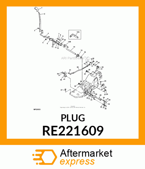 DRAIN PLUG, PLUG WITH O RE221609