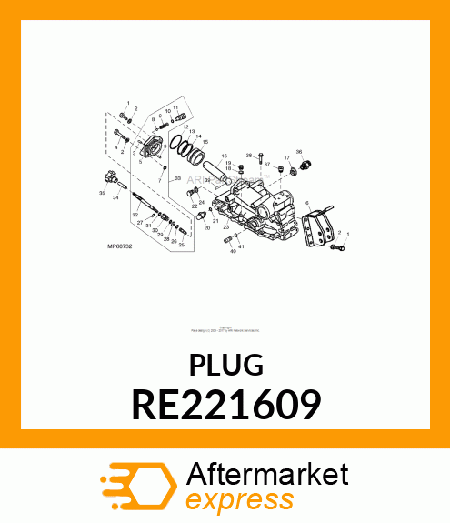 DRAIN PLUG, PLUG WITH O RE221609