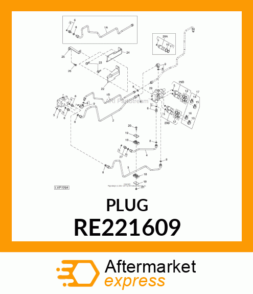 DRAIN PLUG, PLUG WITH O RE221609