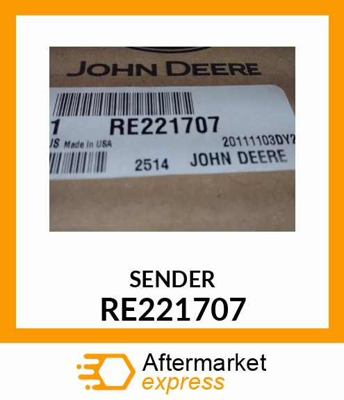 FUEL SENDER, FUEL SENDER RE221707