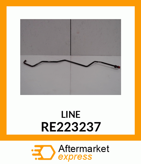 OIL LINE, ASSEMBLY RS PRESSURE RE RE223237