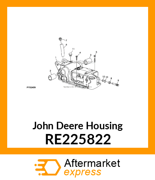 HOUSING, ROCKSHAFT WITH BUSHING RE225822