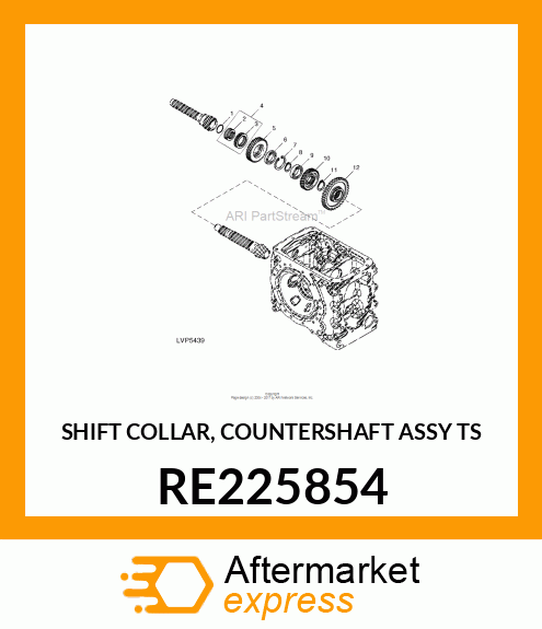 SHIFT COLLAR, COUNTERSHAFT ASSY TS RE225854