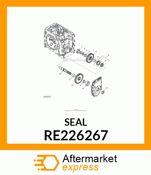 SEAL, TSS, PR YANMAR P/N 24421 RE226267