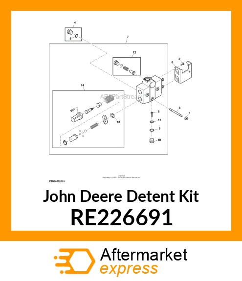 DETENT, KIT RE226691