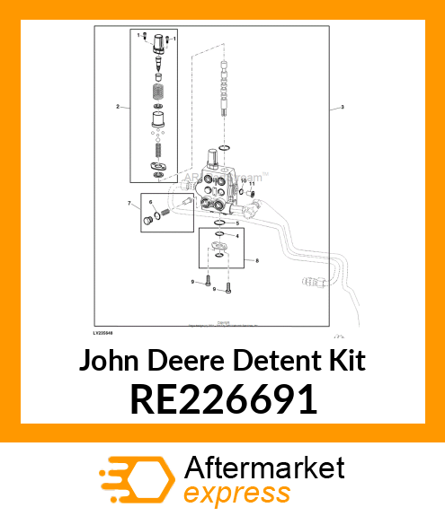 DETENT, KIT RE226691