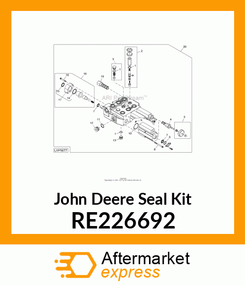 SEAL KIT, DELUXE SCV RE226692