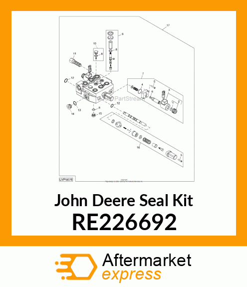 SEAL KIT, DELUXE SCV RE226692