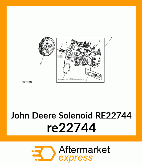 ENSEMBLE SOLENOIDE re22744