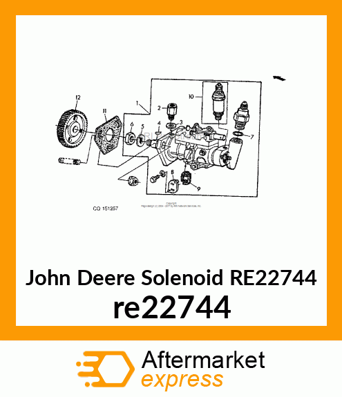 ENSEMBLE SOLENOIDE re22744