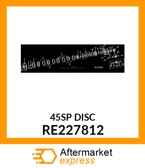 DISK WITH FACING RE227812