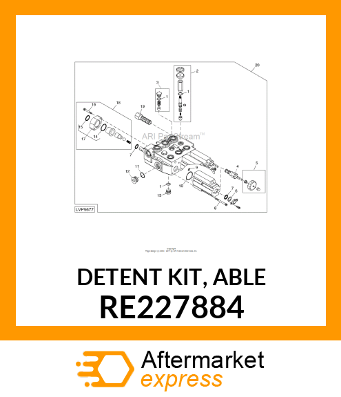 DETENT KIT, SELECTABLE RE227884