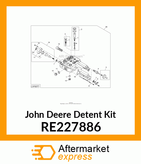 DETENT KIT, FLOAT RE227886