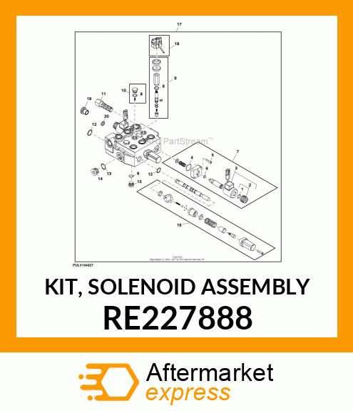 KIT, SOLENOID ASSEMBLY RE227888