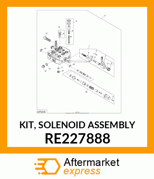 KIT, SOLENOID ASSEMBLY RE227888