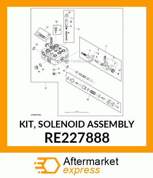 KIT, SOLENOID ASSEMBLY RE227888