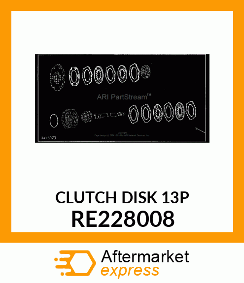 Clutch Disk RE228008