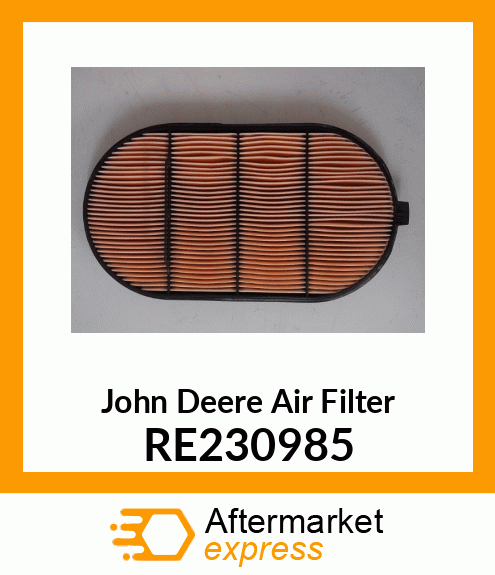 AIR FILTER, SECONDARY RE230985