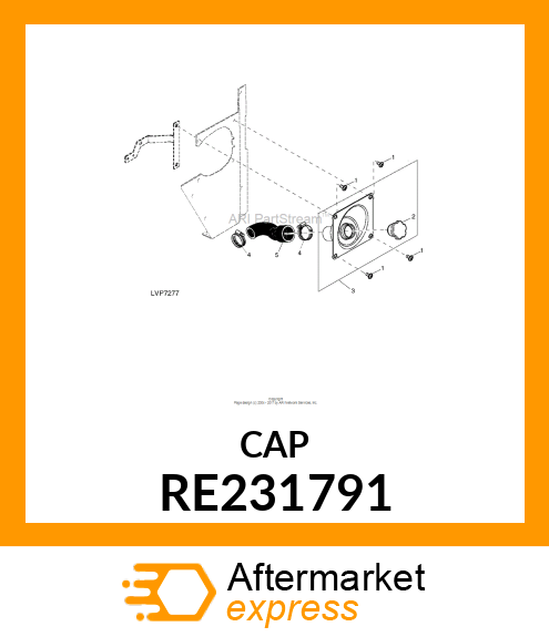 FILLER CAP, OIL FILL RE231791