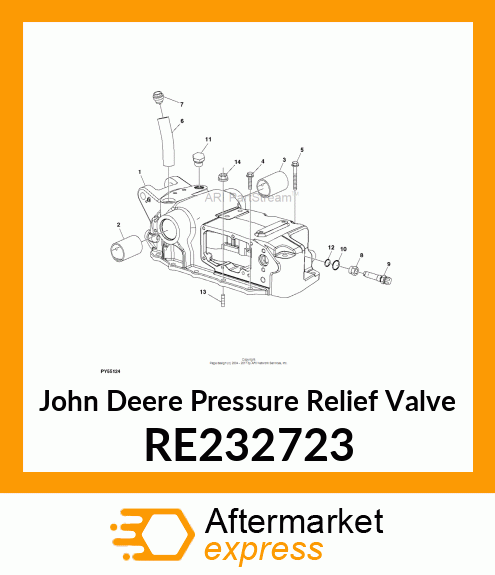 PRESSURE RELIEF VALVE RE232723