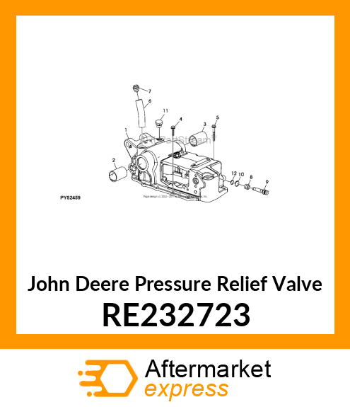 PRESSURE RELIEF VALVE RE232723