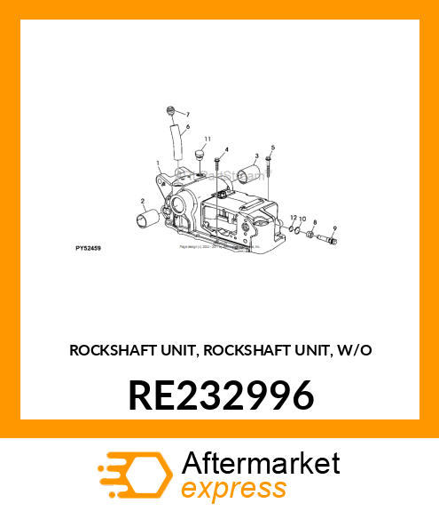 ROCKSHAFT UNIT, ROCKSHAFT UNIT, W/O RE232996