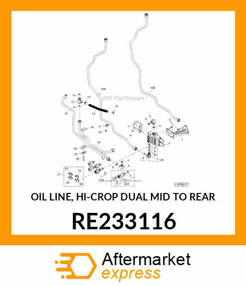 OIL LINE, HI RE233116