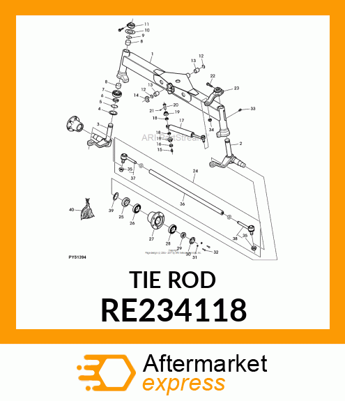 TIE ROD RE234118