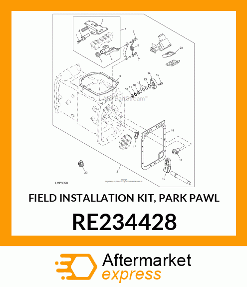 FIELD INSTALLATION KIT, PARK PAWL RE234428