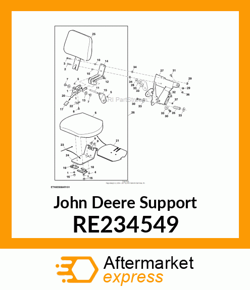 SUPPORT, SUPPORT, TRAINING SEAT RE234549