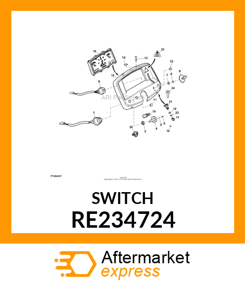 SWITCH, TURN SIGNAL RE234724