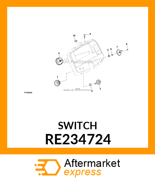 SWITCH, TURN SIGNAL RE234724