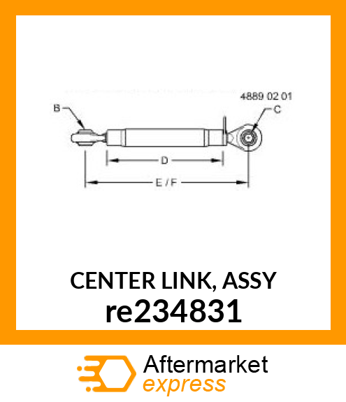 CENTER LINK, ASSY re234831