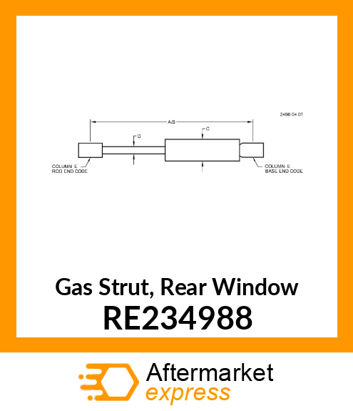 GAS OPERATED CYLINDER RE234988