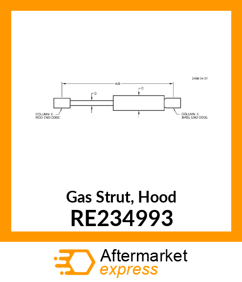 GAS OPERATED CYLINDER RE234993