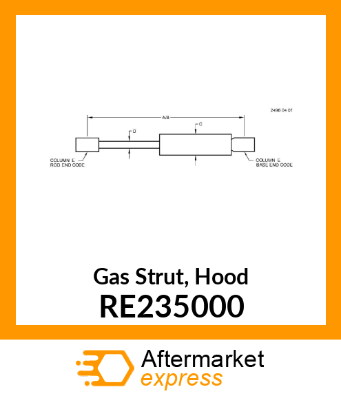 GAS OPERATED CYLINDER RE235000