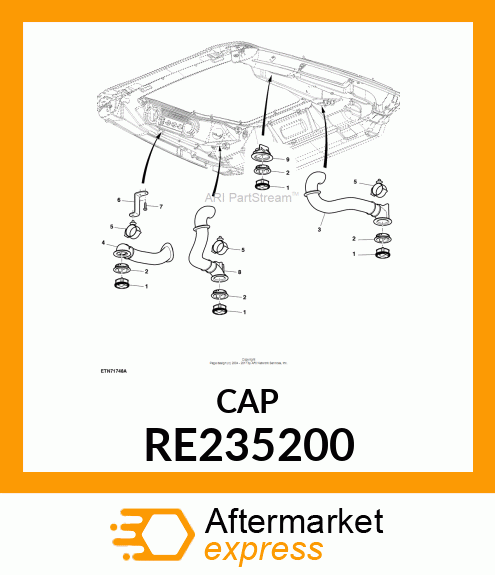 LOUVER, SMALL RE235200