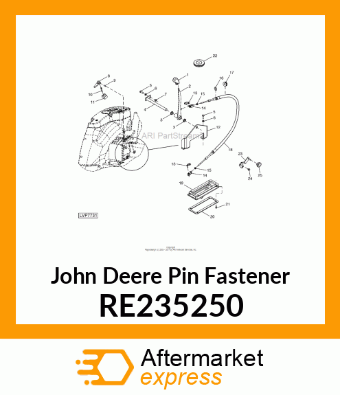 PIN, ASSEMBLY, CROSS SHAFT RE235250