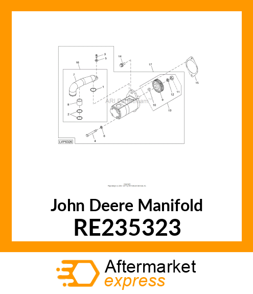 MANIFOLD, SERVICE KIT RE235323